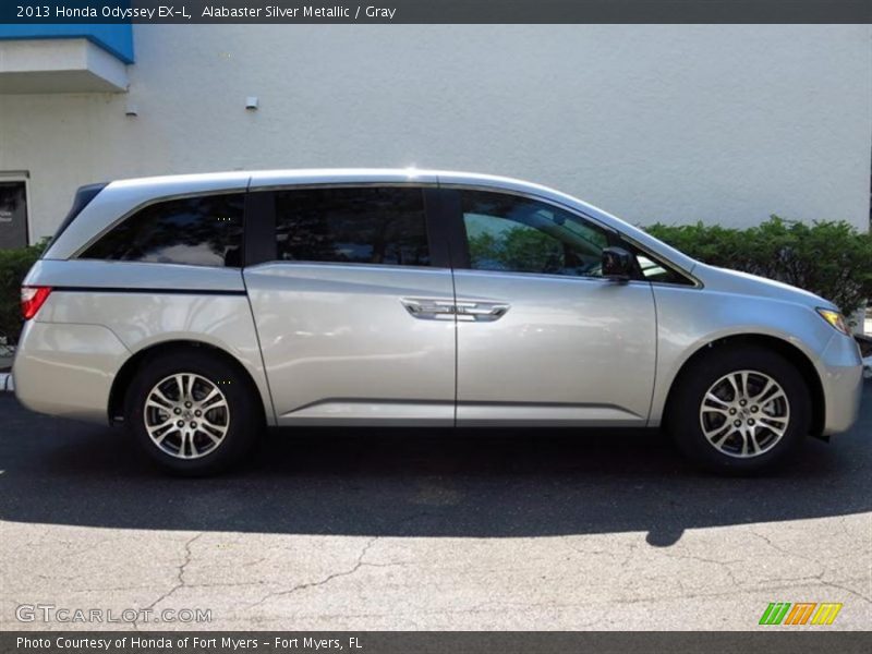 Alabaster Silver Metallic / Gray 2013 Honda Odyssey EX-L