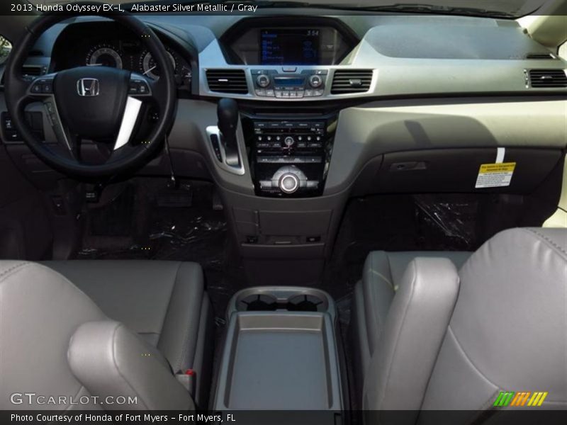 Alabaster Silver Metallic / Gray 2013 Honda Odyssey EX-L