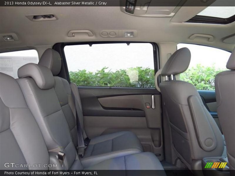 Alabaster Silver Metallic / Gray 2013 Honda Odyssey EX-L