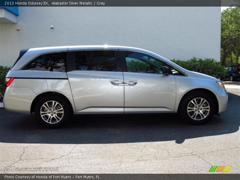 Alabaster Silver Metallic / Gray 2013 Honda Odyssey EX