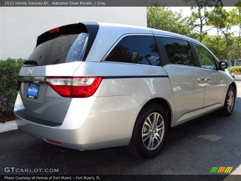 Alabaster Silver Metallic / Gray 2013 Honda Odyssey EX