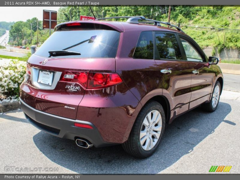 Basque Red Pearl / Taupe 2011 Acura RDX SH-AWD