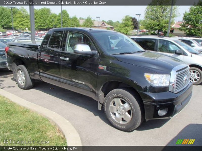 Black / Graphite Gray 2010 Toyota Tundra Limited Double Cab 4x4