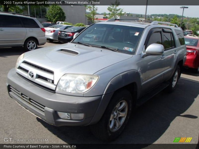 Titanium Metallic / Stone 2003 Toyota 4Runner Sport Edition 4x4
