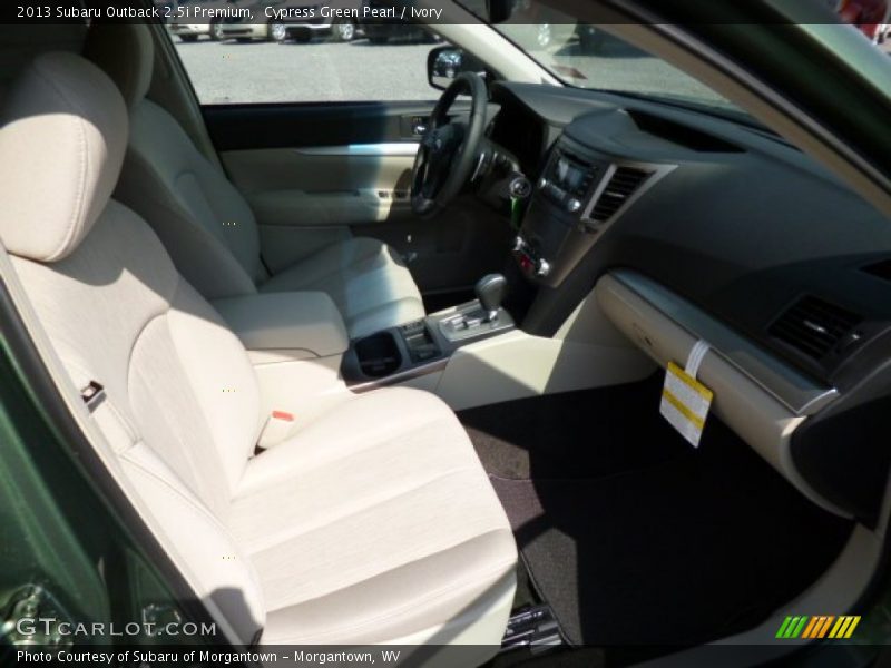 Cypress Green Pearl / Ivory 2013 Subaru Outback 2.5i Premium
