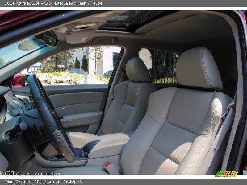 Basque Red Pearl / Taupe 2011 Acura RDX SH-AWD