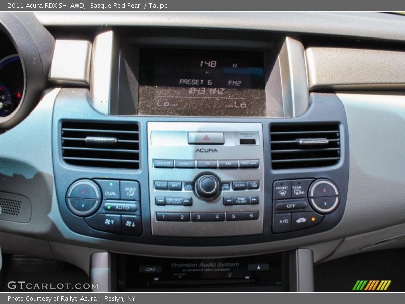 Basque Red Pearl / Taupe 2011 Acura RDX SH-AWD