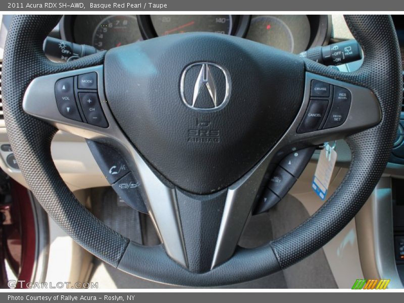 Basque Red Pearl / Taupe 2011 Acura RDX SH-AWD