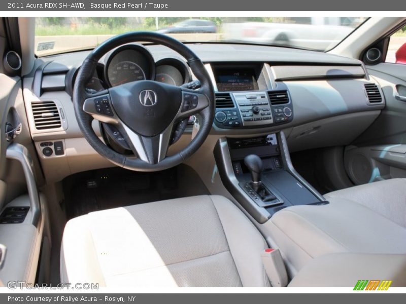 Basque Red Pearl / Taupe 2011 Acura RDX SH-AWD