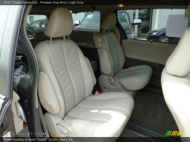 Predawn Gray Mica / Light Gray 2012 Toyota Sienna XLE