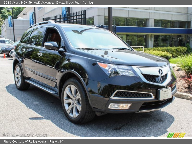 Crystal Black Pearl / Umber 2013 Acura MDX SH-AWD Advance