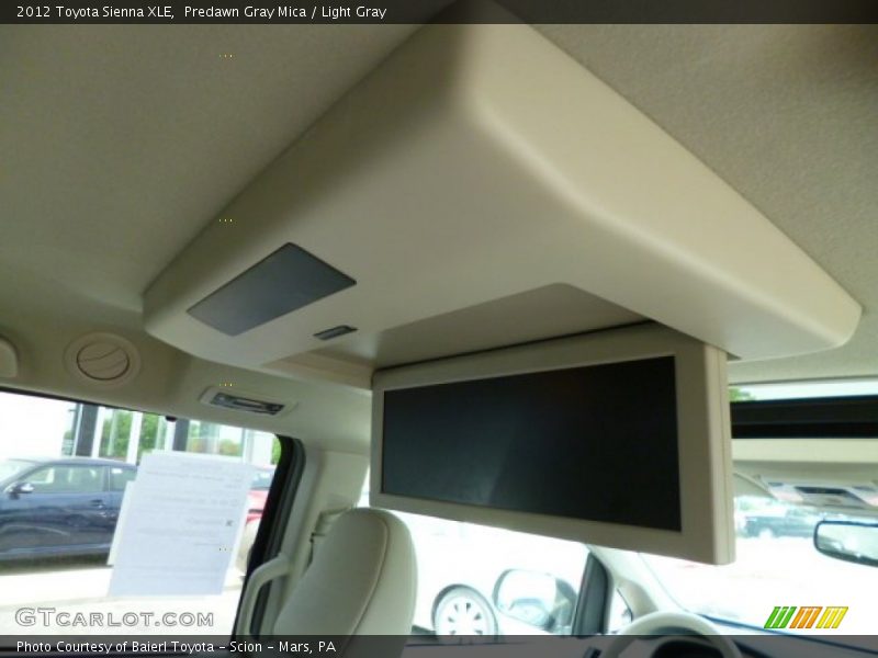 Predawn Gray Mica / Light Gray 2012 Toyota Sienna XLE
