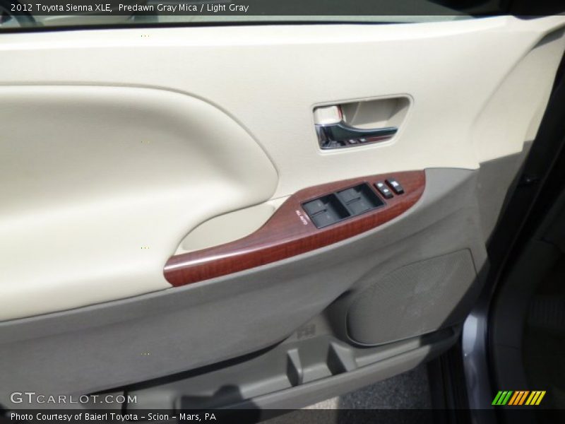 Predawn Gray Mica / Light Gray 2012 Toyota Sienna XLE