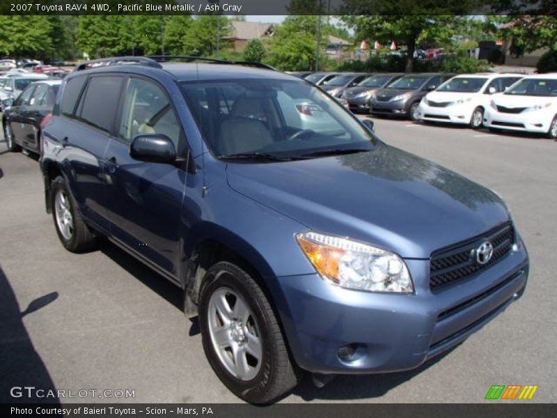 Pacific Blue Metallic / Ash Gray 2007 Toyota RAV4 4WD