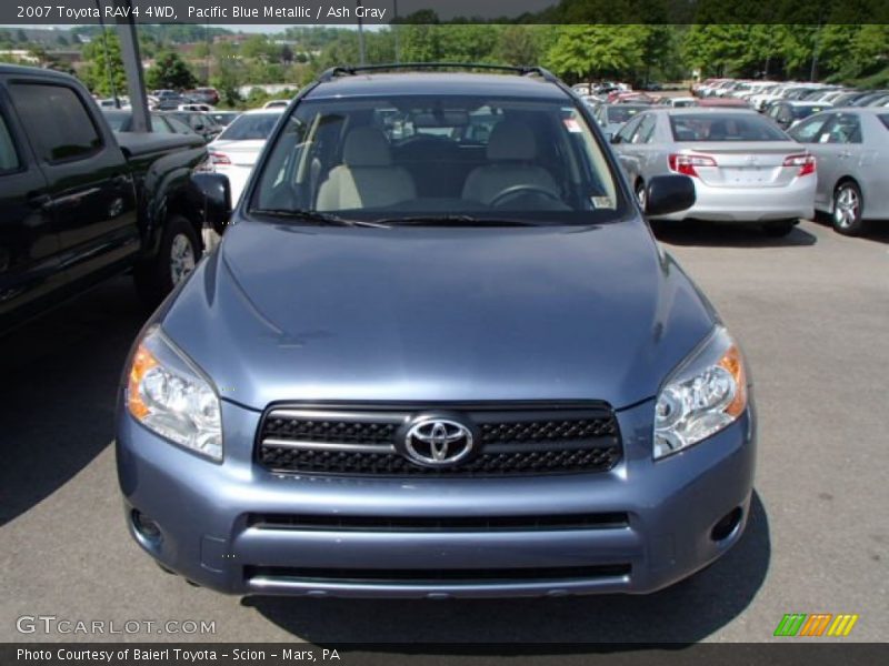 Pacific Blue Metallic / Ash Gray 2007 Toyota RAV4 4WD