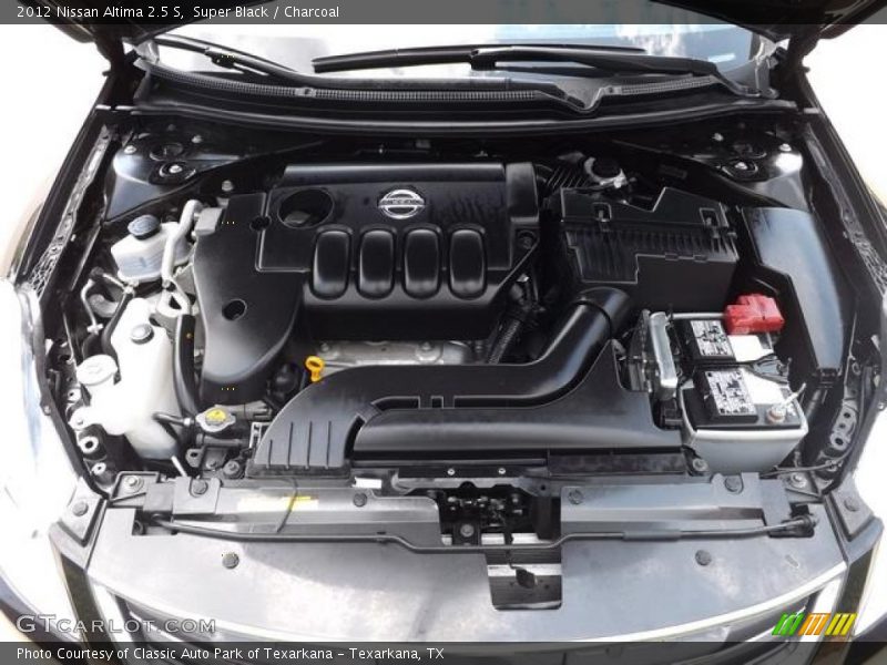 Super Black / Charcoal 2012 Nissan Altima 2.5 S