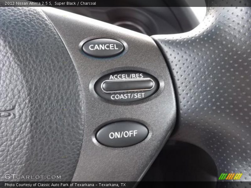 Super Black / Charcoal 2012 Nissan Altima 2.5 S
