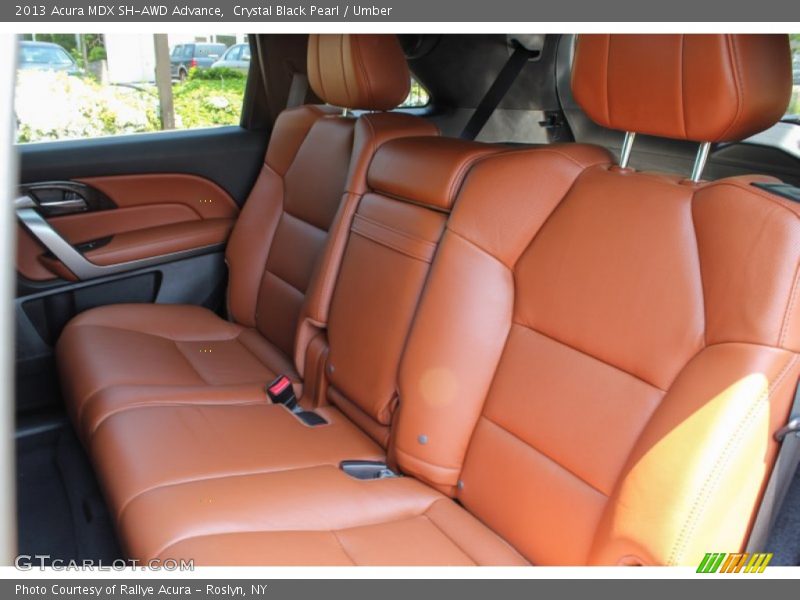 Rear Seat of 2013 MDX SH-AWD Advance
