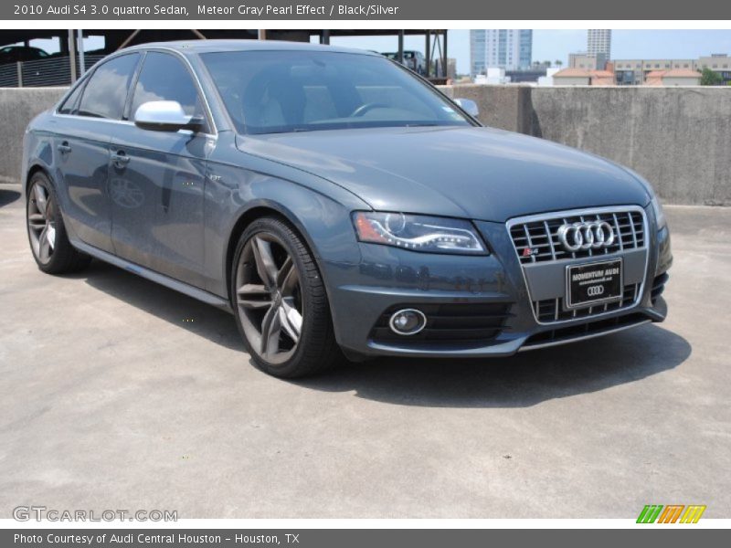 Meteor Gray Pearl Effect / Black/Silver 2010 Audi S4 3.0 quattro Sedan