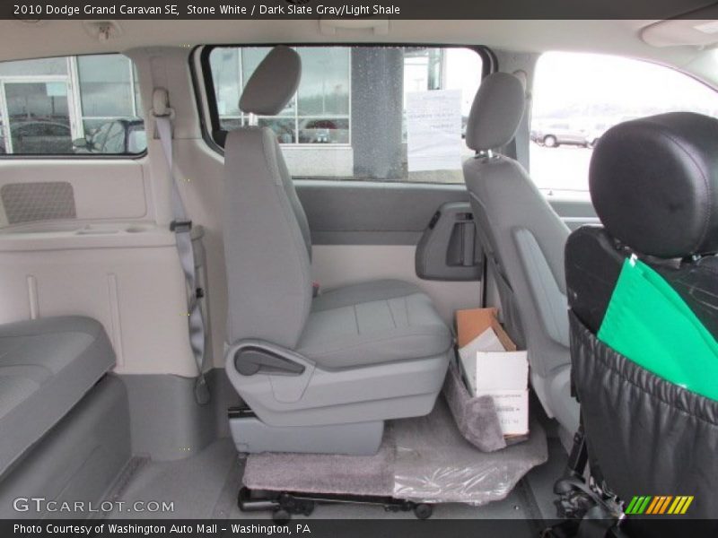Stone White / Dark Slate Gray/Light Shale 2010 Dodge Grand Caravan SE