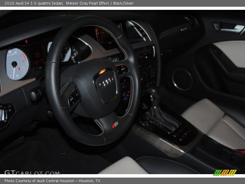 Meteor Gray Pearl Effect / Black/Silver 2010 Audi S4 3.0 quattro Sedan