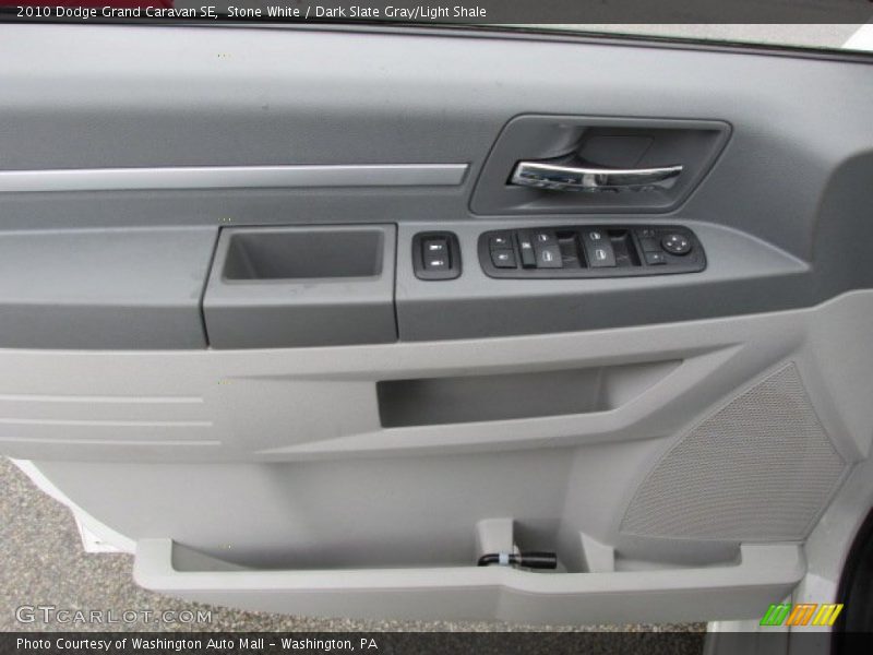 Stone White / Dark Slate Gray/Light Shale 2010 Dodge Grand Caravan SE