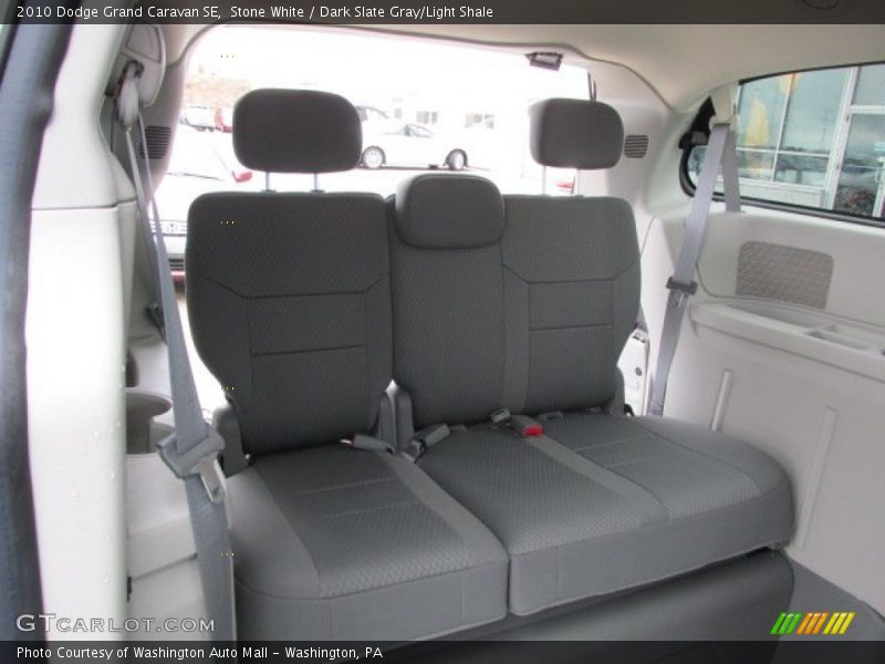 Stone White / Dark Slate Gray/Light Shale 2010 Dodge Grand Caravan SE