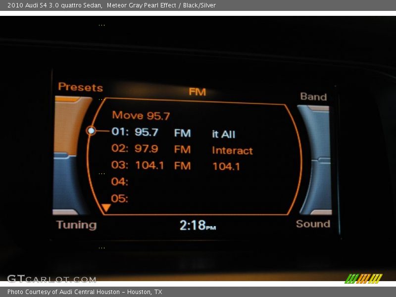 Meteor Gray Pearl Effect / Black/Silver 2010 Audi S4 3.0 quattro Sedan