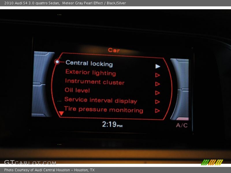 Meteor Gray Pearl Effect / Black/Silver 2010 Audi S4 3.0 quattro Sedan