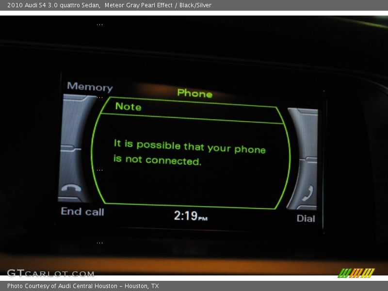 Meteor Gray Pearl Effect / Black/Silver 2010 Audi S4 3.0 quattro Sedan