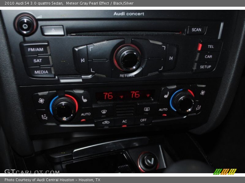 Meteor Gray Pearl Effect / Black/Silver 2010 Audi S4 3.0 quattro Sedan
