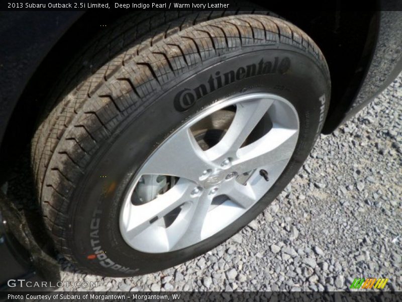 Deep Indigo Pearl / Warm Ivory Leather 2013 Subaru Outback 2.5i Limited