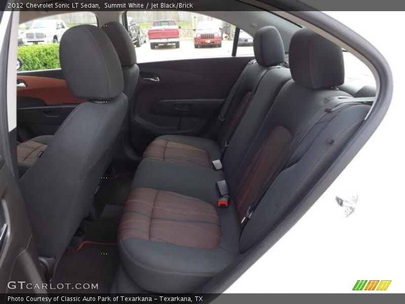 Rear Seat of 2012 Sonic LT Sedan