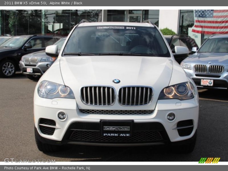 Alpine White / Black 2011 BMW X5 xDrive 50i