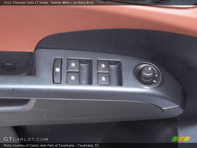 Summit White / Jet Black/Brick 2012 Chevrolet Sonic LT Sedan