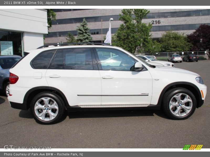 Alpine White / Black 2011 BMW X5 xDrive 50i