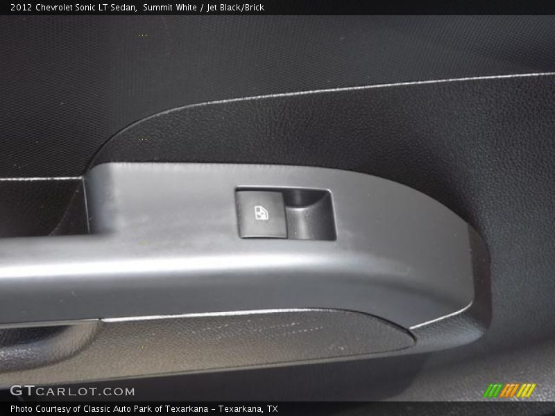 Summit White / Jet Black/Brick 2012 Chevrolet Sonic LT Sedan