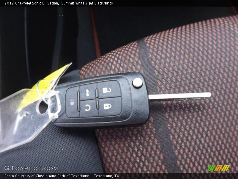 Keys of 2012 Sonic LT Sedan