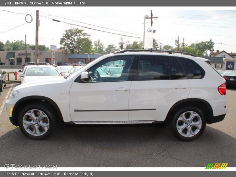 Alpine White / Black 2011 BMW X5 xDrive 50i