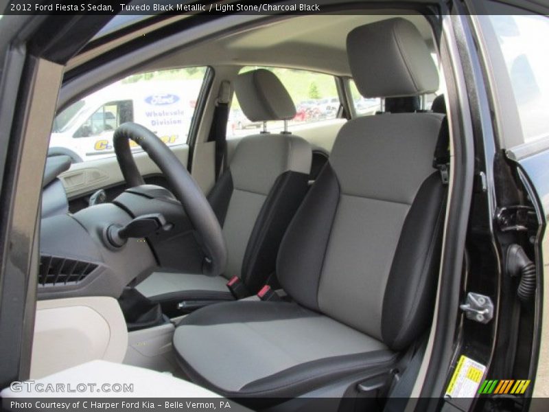 Front Seat of 2012 Fiesta S Sedan