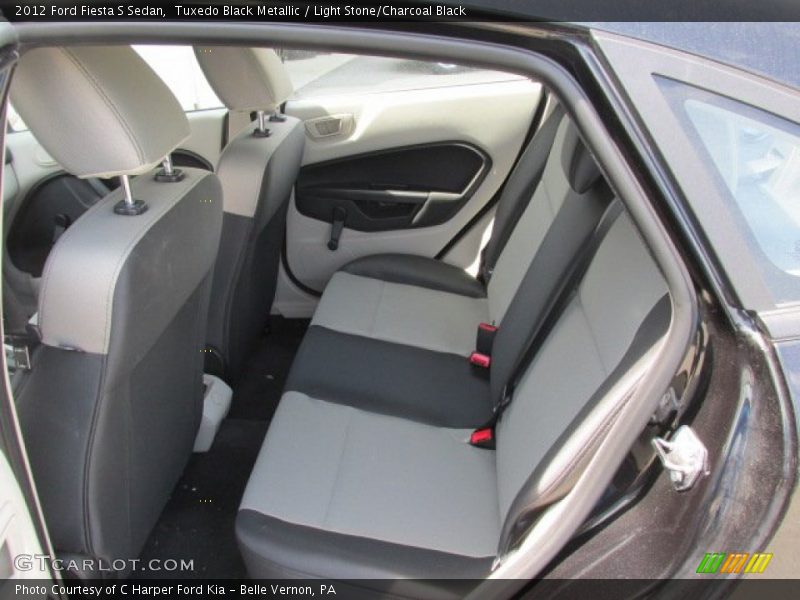 Rear Seat of 2012 Fiesta S Sedan