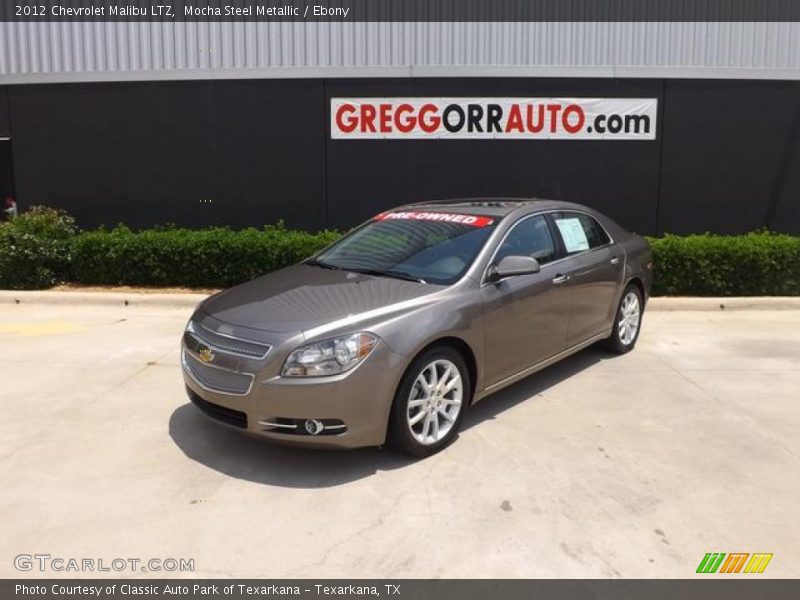 Mocha Steel Metallic / Ebony 2012 Chevrolet Malibu LTZ