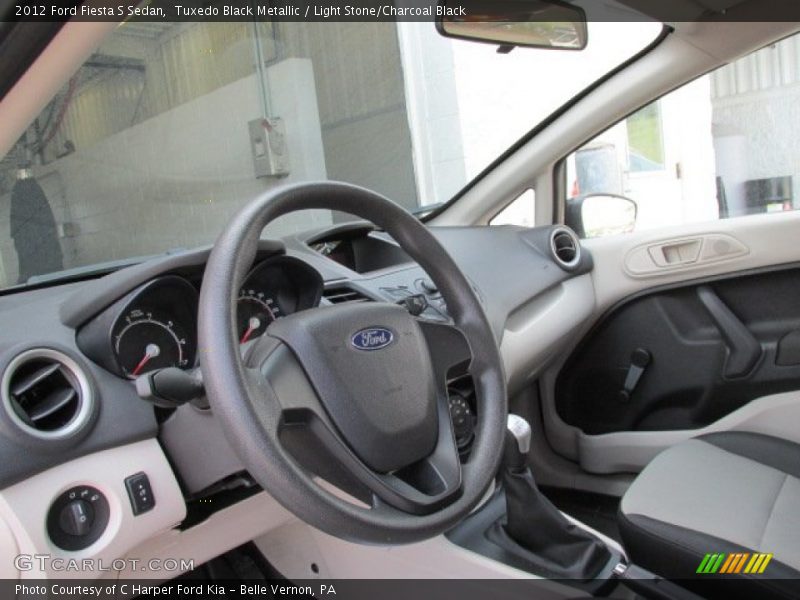 Dashboard of 2012 Fiesta S Sedan