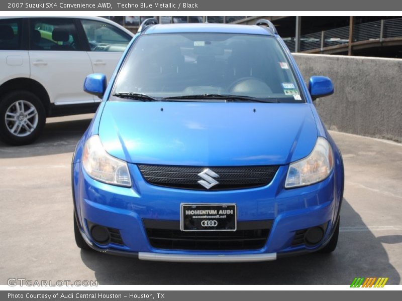 Techno Blue Metallic / Black 2007 Suzuki SX4 Convenience AWD