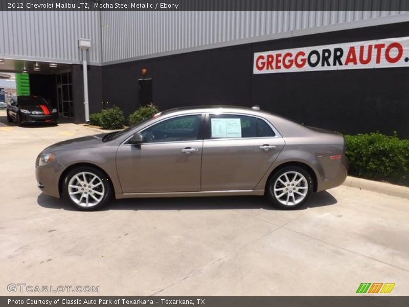 Mocha Steel Metallic / Ebony 2012 Chevrolet Malibu LTZ