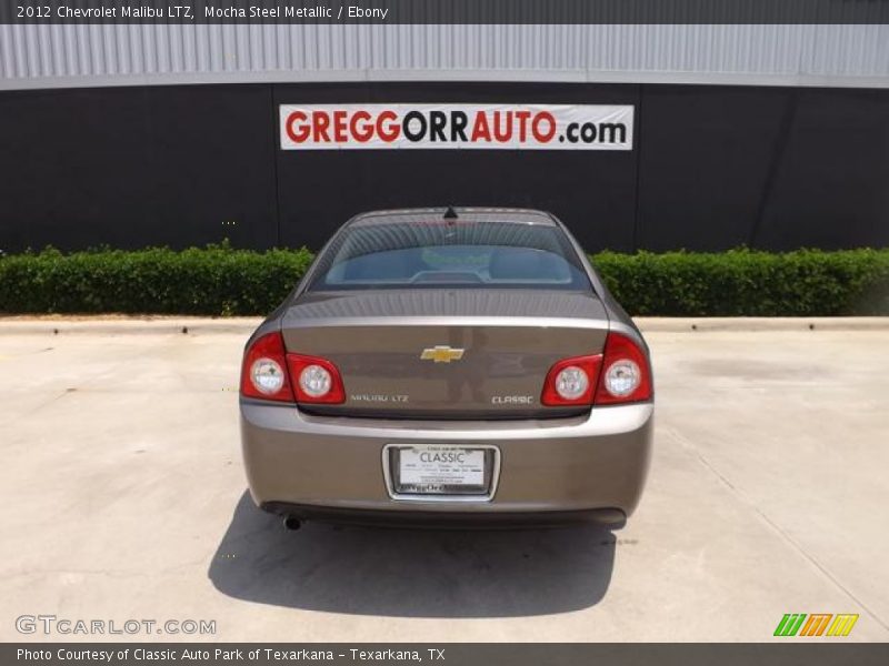 Mocha Steel Metallic / Ebony 2012 Chevrolet Malibu LTZ