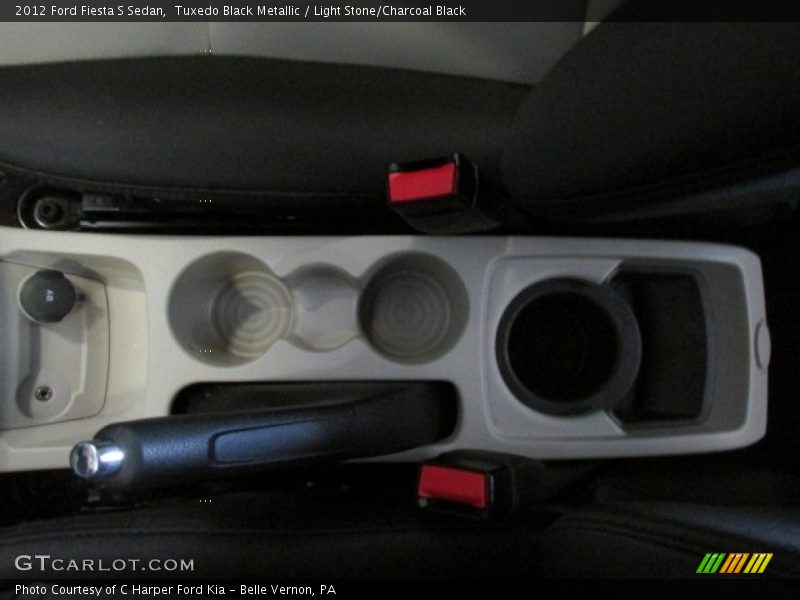 Tuxedo Black Metallic / Light Stone/Charcoal Black 2012 Ford Fiesta S Sedan