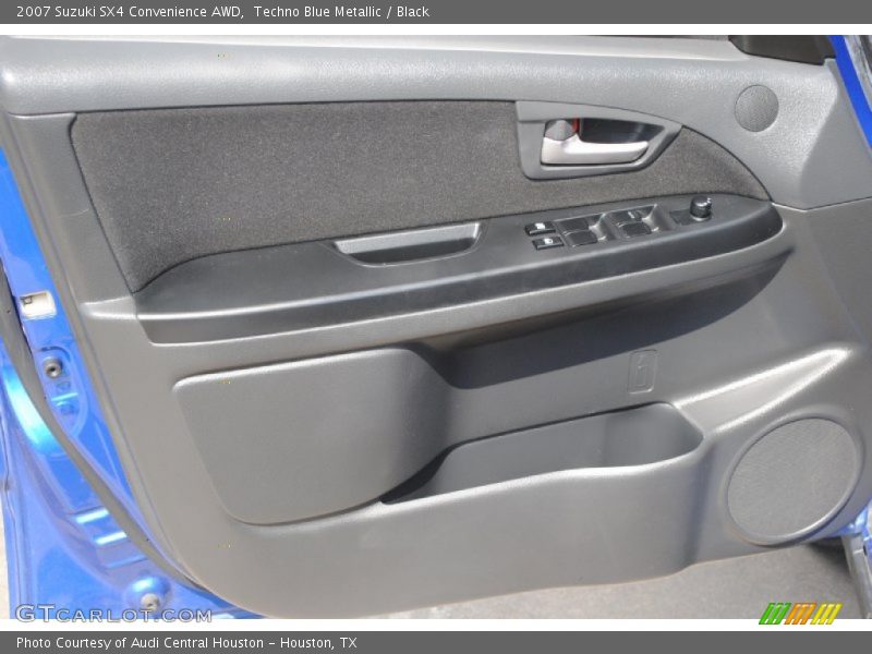 Techno Blue Metallic / Black 2007 Suzuki SX4 Convenience AWD