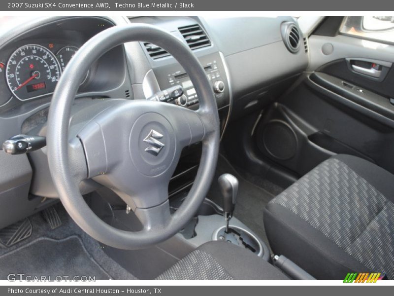  2007 SX4 Convenience AWD Black Interior