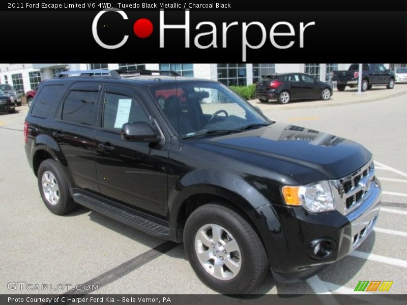 Tuxedo Black Metallic / Charcoal Black 2011 Ford Escape Limited V6 4WD